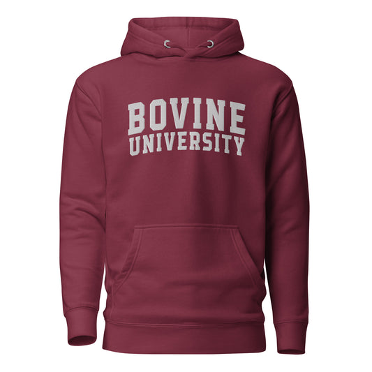 Bovine University - Unisex Hoodie (stacked variant)